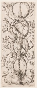 Grabado, Ornamentos o grotescos (Grotesque Ornament), ca. 1653 de Unknown artistUnknown artist
