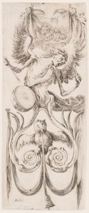 Grabado, Ornamentos o grotescos (Grotesque Ornament), ca. 1653 de Unknown artistUnknown artist