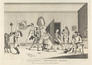El vestidor de los macarrones de Unknown artist