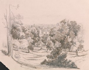 Una vista de Danbury Park de Unknown artist
