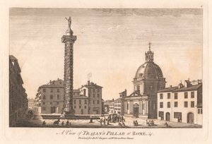 Vista de la columna de Trajano en Roma &c. de Unknown artist