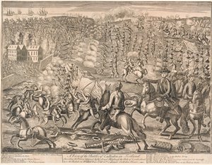 ¿Una vista de la Batalla de Culloden en Escocia?, 1746 de Unknown
