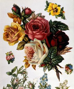 Un ramo de rosas. de Unknown artist