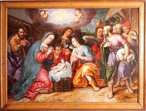 Adoración de los pastores de Unknown artist