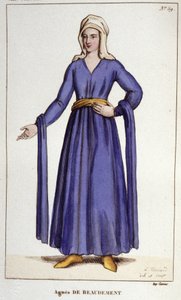 Agnès De Baudement, Dama de Braine (1130-1218). de Unknown artist