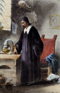 Alquimista Nicola Barnaud, investigador de la piedra filosofal.