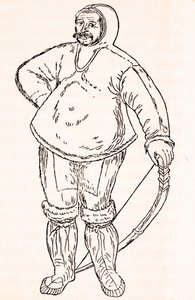 Un esquimal- a partir de un dibujo en acuarela de John White de Unknown artist
