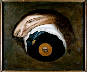Retrato anamórfico de Carlos I de Unknown artist