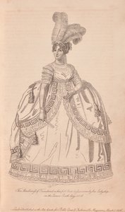 Anne Townshend, marquesa Townshend, vestida de corte de Unknown artist