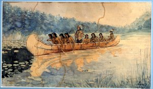 Acuarela anónima. Siglo XIX de Unknown artist