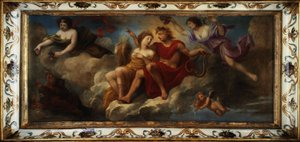 Apolo y las cuatro estaciones, primavera, verano, otoño e invierno, entre 1645 y 1655 (óleo sobre lienzo) de Unknown artist