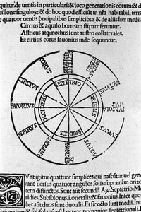 Aristotelis libri IV de coelo et mundo Cum Expositione S.Thomae de Aquino et Cum Additione Petri Alverniae. Este es el libro de Aristóteles con el comentario de Santo Tomás de Aquino con una explicación adicional de Pedro de Alvernia. Venecia, edición de 1 de Unknown artist