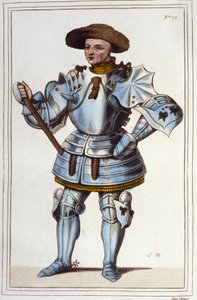 Arturo III de Bretaña, Conde de Richemont, Condestable de Francia (1393-1458), hijo de Juan IV, Duque de Bretaña. Luchó junto a Juana de Arco en Patay en 1429