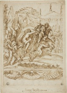 Escena de bacanal de Unknown artist