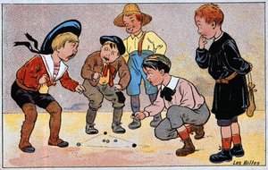 Juego de pelota, circa 1895