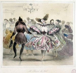 Baile: La reina del baile - siglo XIX de Unknown artist