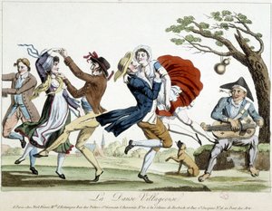 Baile: danza del pueblo - n.d., finales del siglo XVIII, Carnavalet