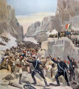 Batalla de Abba Karima (Adoua, Etiopía) entre Etiopía e Italia de Unknown artist