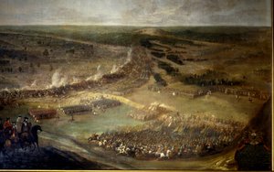 Batalla de Hersans (1687), Hungría. Pintura anónima del siglo XVII de Unknown artist