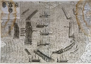 Batalla de Lepanto de Unknown artist