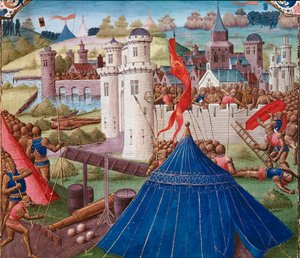 Escena de batalla en Cartago de Unknown artist