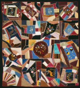 Cubrecama (Crazy Quilt) de Unknown artist