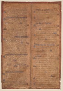 Bifolio extraído de un gradual carolingio (recto)