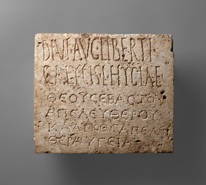 Inscripción funeraria bilingüe de Unknown artist