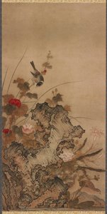 Aves y flores de Unknown artist