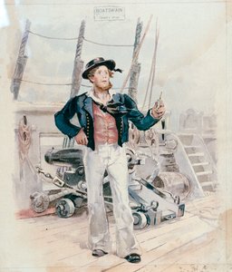 Contramaestre, c.1820 (litografía coloreada) de Unknown artist