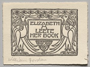 Exlibris: Elizabeth M. Leete