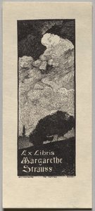 Bookplate: Margarethe Strauss de Unknown artist