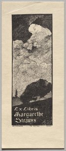 Bookplate: Margarethe Strauss de Unknown artist