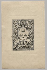 Exlibris: The University Club, Cleveland de Unknown artist