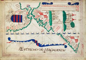 Encuadernado en un atlas de veinticinco cartas con diagramas y cuadros. Portugués o español.