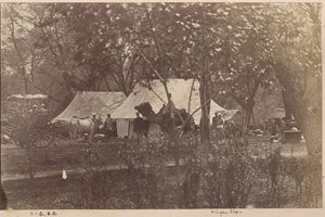 Campamento de Roorkee de Unknown artist