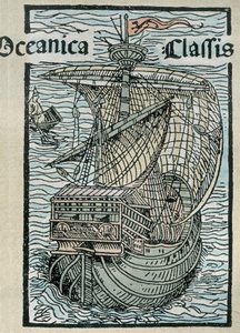 Carabela "La Pinta" de la expedición de Cristóbal Colón de Unknown artist