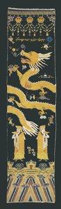 Alfombra (para la columna de un templo budista) de Unknown artist