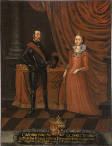 Casimiro IV Jagellón, rey de Polonia y Isabel de Habsburgo de Unknown artist