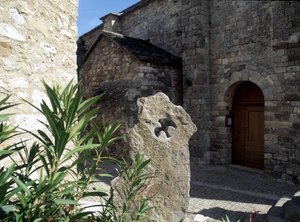 Monumento conmemorativo cátaro en Minerve en el Hérault
