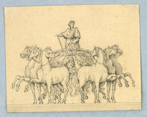 Procesión de carros de Unknown artist