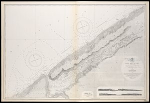 Carta de Nueva Escocia, bahía de Fundy, de Gullivers Hole a la bahía de St Croix, publicada por primera vez el 10 de febrero de 1858.