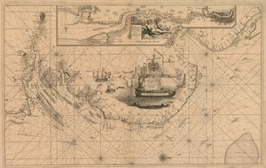 Carta del río Támesis desde Londres hasta la boya del Noure