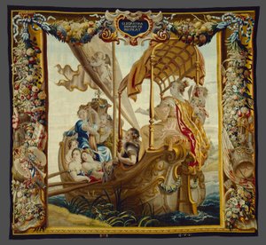 Cleopatra se divierte en el mar de La historia de Cleopatra de Unknown artist