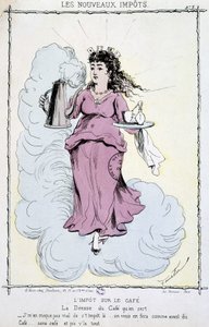 Impuesto al café - dibujo de Unknown artist