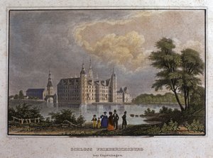Copenhague: Castillo de Fredericksburg de Unknown artist