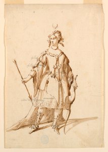 Diseño de vestuario: Diana para un ballet