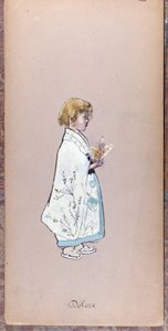Traje de Il Bambino (Il Dolore) para la creación de Madame Butterfly de Giacomo Puccini en 1904.Colección del Museo della Scala de Milán. de Unknown artist