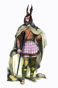 Traje de un jefe galo bajo el dominio romano de Unknown artist