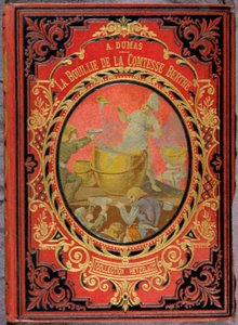 Portada del libro "La Bouille de la condesa Berthe" por Alexandre Dumas, colección Hetzel de Unknown artist